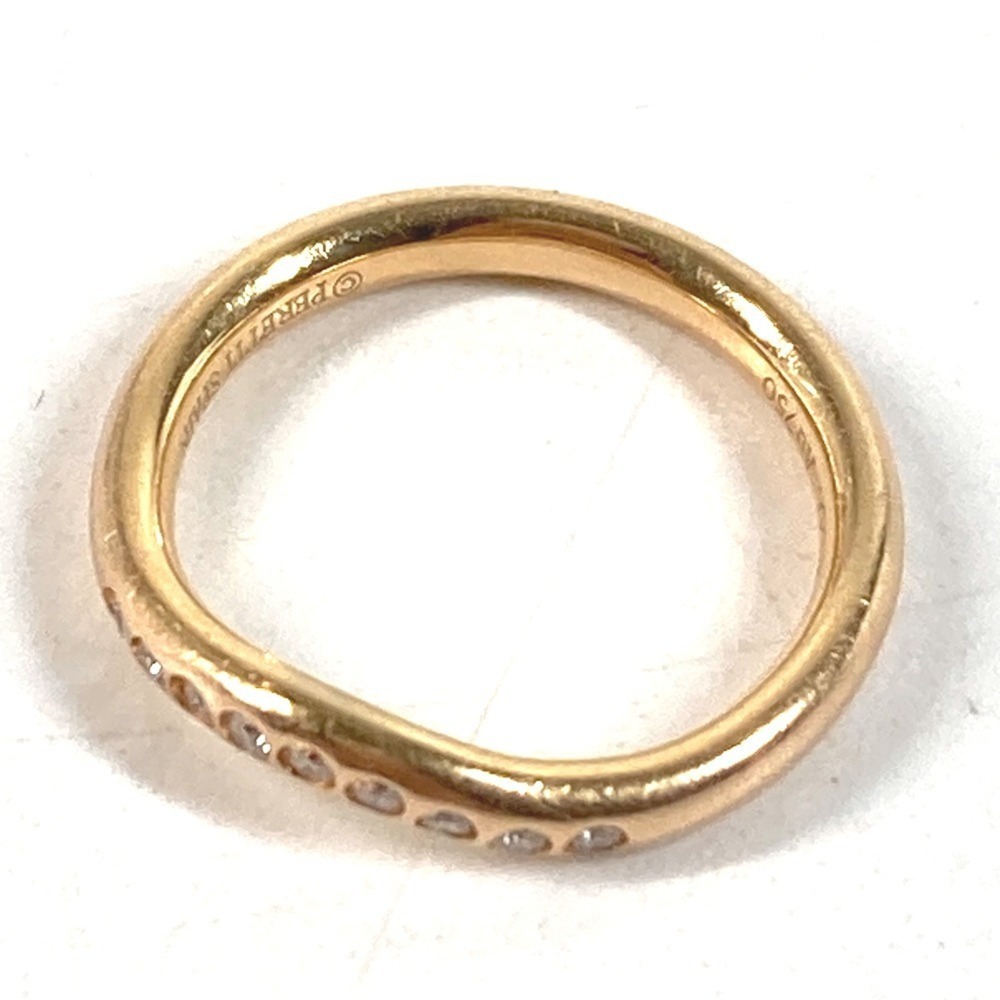 TIFFANY 18k Gold Diamond Ring - Picture 8 of 8